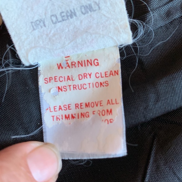 Vintage 1980’s/1990’s Nina K, whimsy goth long sleeve solid black jacket. Size L - Picture 13 of 17